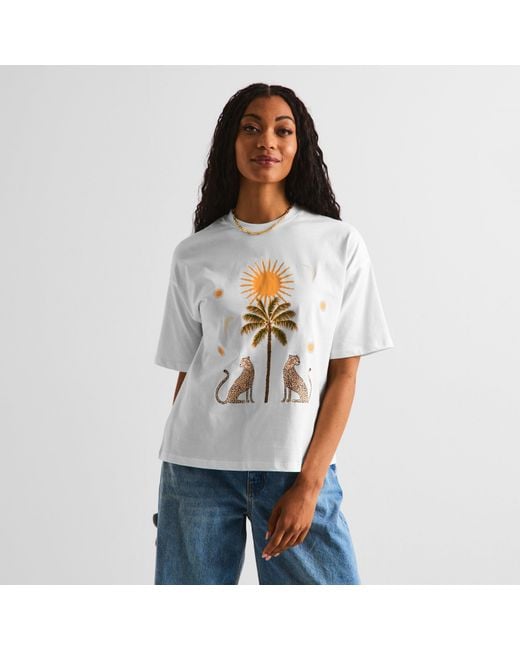 Never Fully Dressed White Running Wild T-Shirt