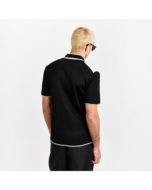 Amiri Black Striped Knitted Top for men