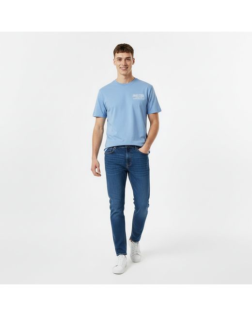 Jack Wills Blue Jw Outline Regular Fit T-Shirt for men