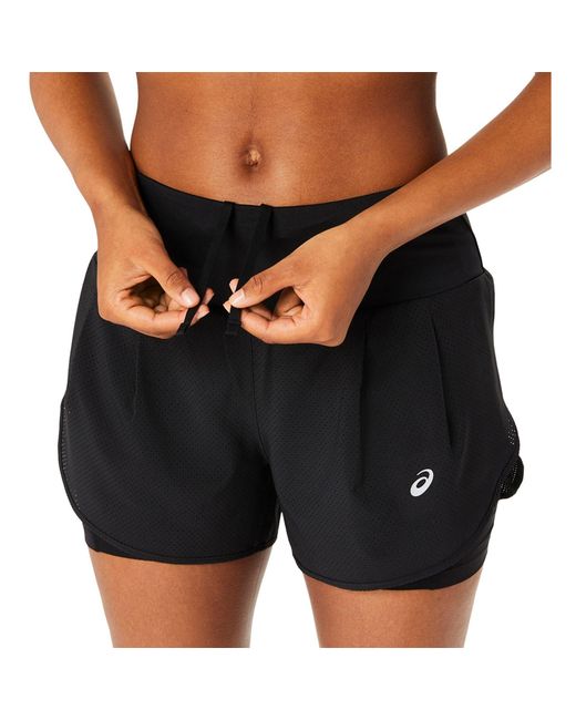 Asics Black Performance Running Shorts