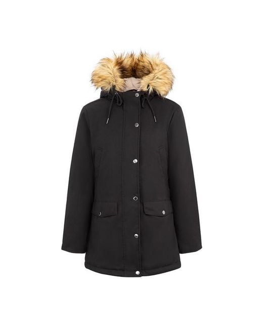 SoulCal & Co California Black Classic Parka Ld44