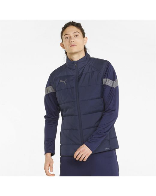 PUMA Blue Teamliga Vest Jacket Gilet for men