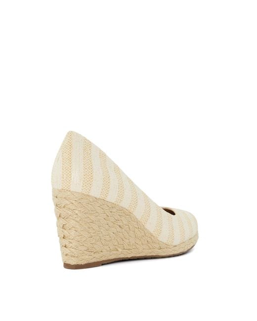 Dune Natural Annabels Wedge Sandal