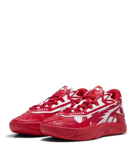 PUMA Red Scoot Zeros Ii Basketball Trainers for men