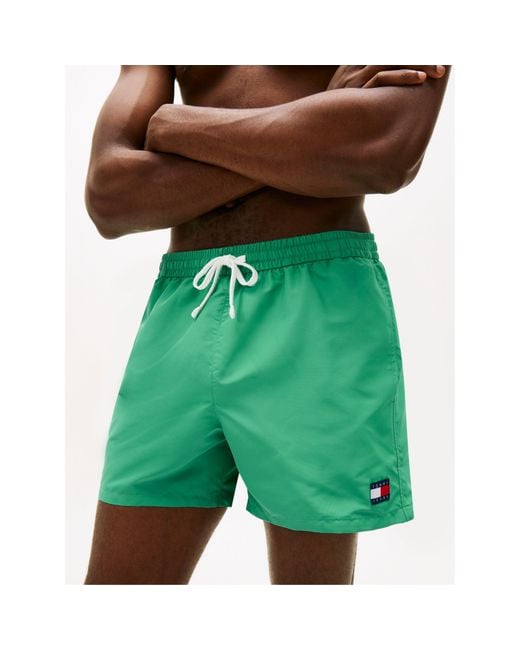 Tommy Hilfiger Green Tj Medium Drawstring Swim Shorts for men