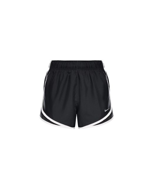 Nike Black Tempo Dri-Fit Mid-Rise Brief-Lined Running Shorts