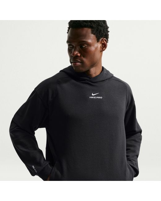 Nike Black Pro Dri-Fit Mid Layer Training Hoodie for men