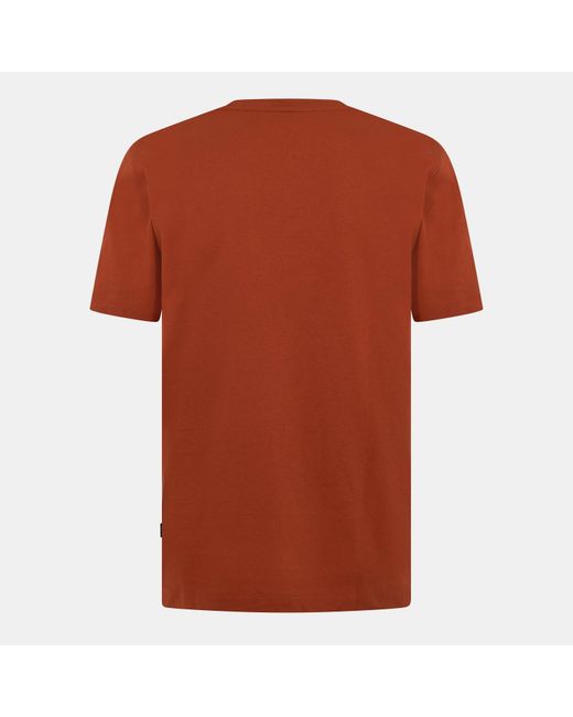 Boss Brown Thompson Soft Cotton T-Shirt for men