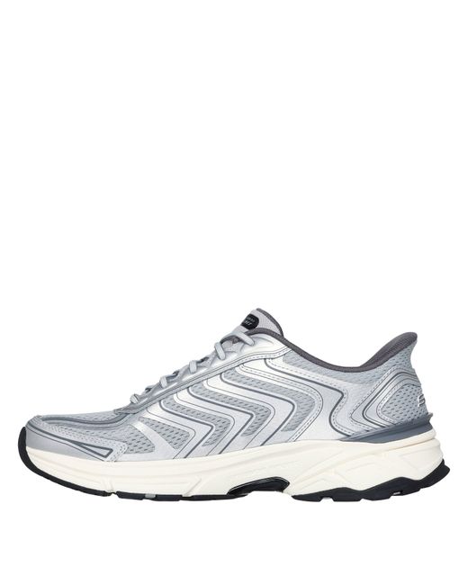 Skechers Blue Slip-Ins: Stamina Sport Retro Runners Trainers for men