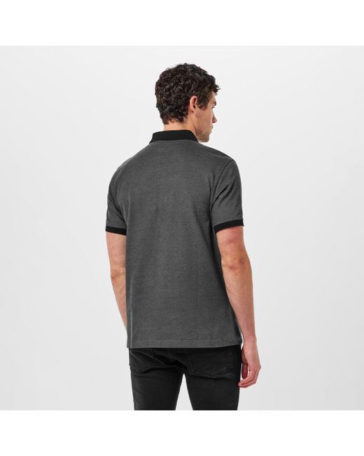 Barbour Gray Sports Polo Mix Shirt for men