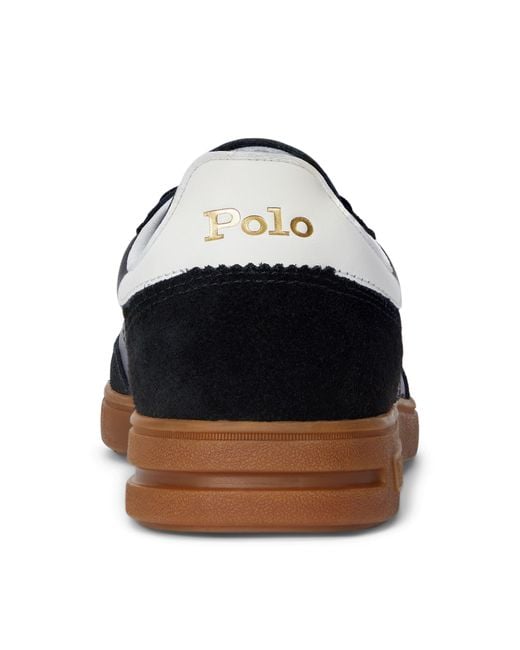 Polo Ralph Lauren Black Bedford Low-Top Trainers for men