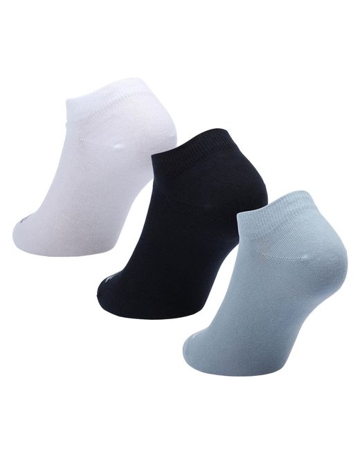 Boss Blue 3 Pack Of Ankle Socks With Contrast Logos