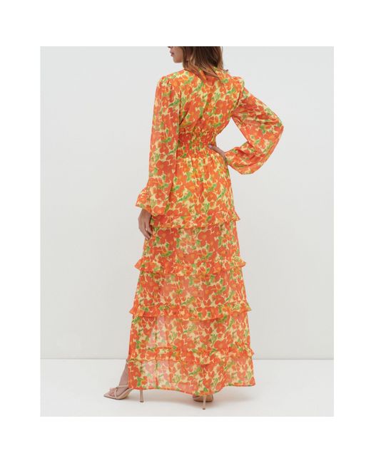 Pretty Lavish Orange Maxi Dress