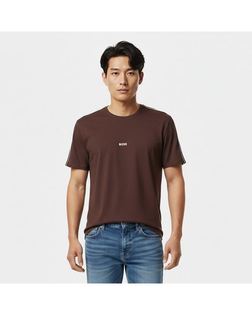 Boss Brown Bodywear Unique Short Sleeve Casual T-Shirt for men