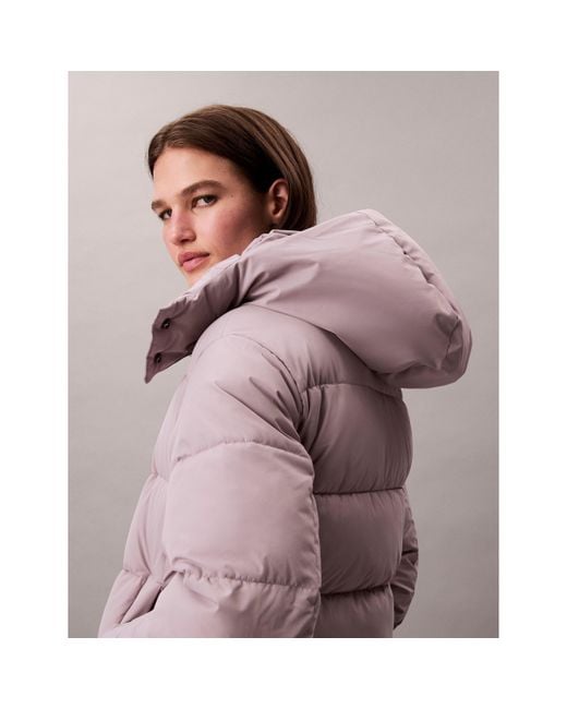 Calvin Klein Multicolor Essential Water Resistant Rds-Certified Down Short Puffer Jacket