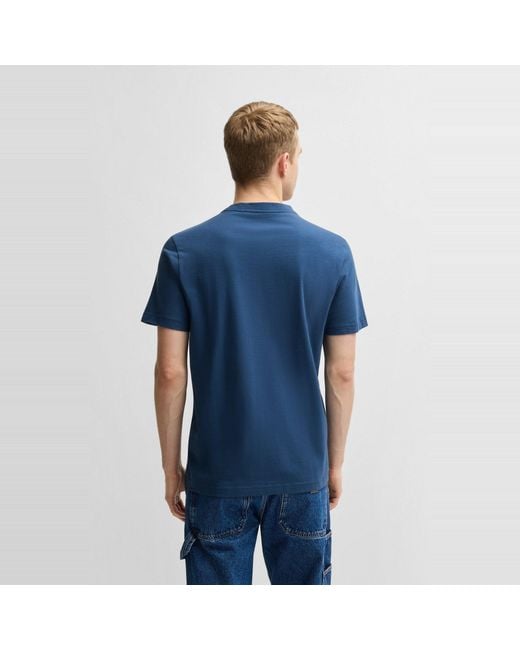 Boss Blue Dunetrace Regular Fit T-Shirt for men