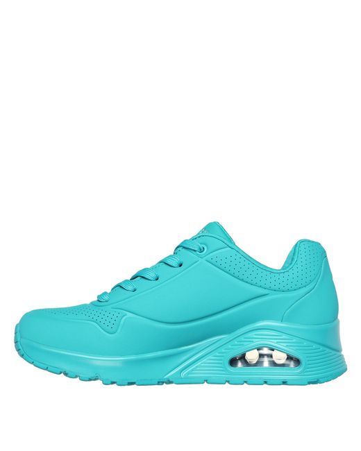 Skechers Blue Uno Casual Low-Top Trainers