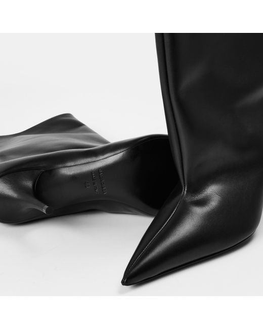 Balenciaga Black Heeled Ankle Boots