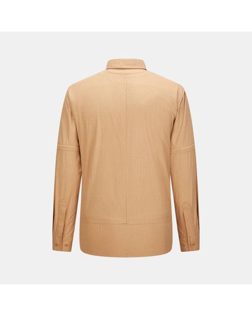 Firetrap Natural 3-In-1 Convertible Dwr Full Zip Long Sleeve Overshirt for men