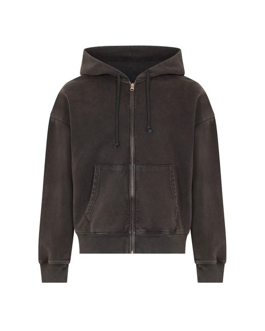 Levi's Gray Hayes Boxy Fz Hoodie for men
