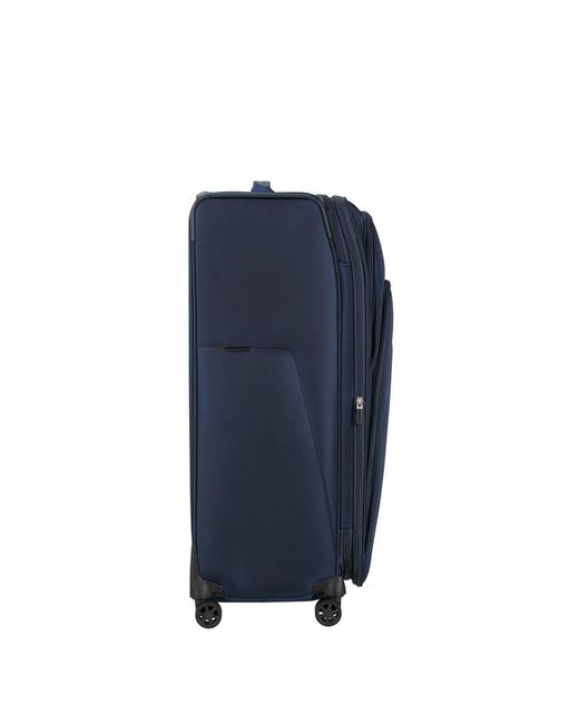 Samsonite Blue Spark Sng Eco Spinner 82X53X34/38Cm Exp Fl Extra Large Soft Suitcase