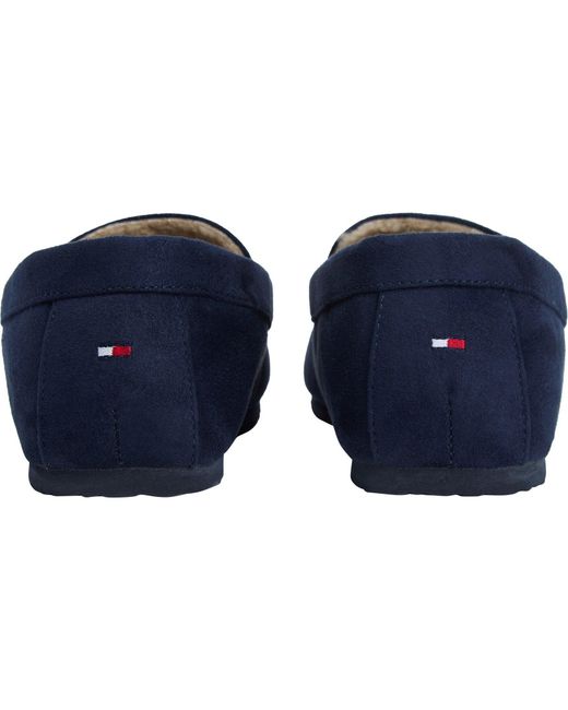 Tommy Hilfiger Blue Driver Moccasin Slippers for men
