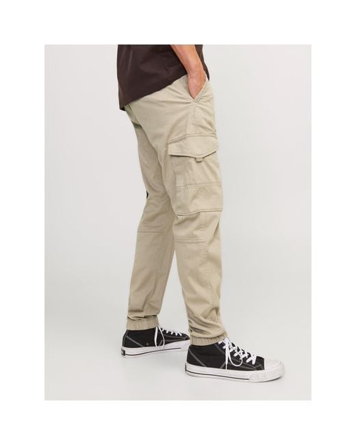 Jack & Jones Natural Paul Cargo Trouser for men
