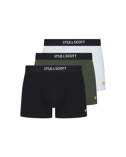 Lyle & Scott Black Devon Boxers for men