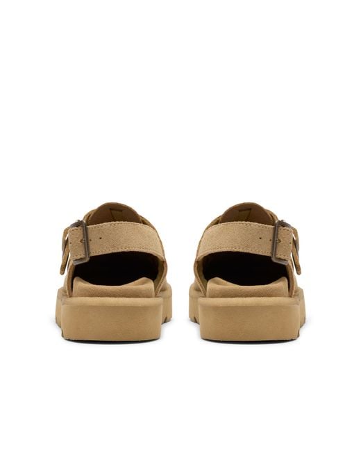 Clarks Brown Flat Sandals