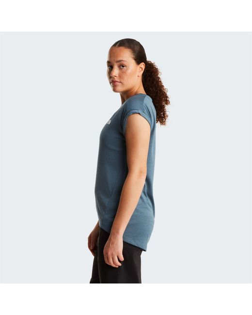 The North Face Blue Short-Sleeve Performance T-Shirt