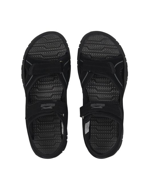 Slazenger 1881 Black Wave Sandal for men