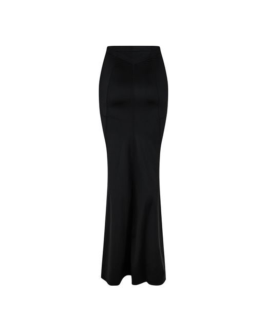 Balenciaga Black Sporty B Activewear Mermaid Skirt