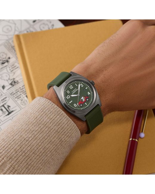 Timex Green Peanuts Quartz Analogue Watch for men