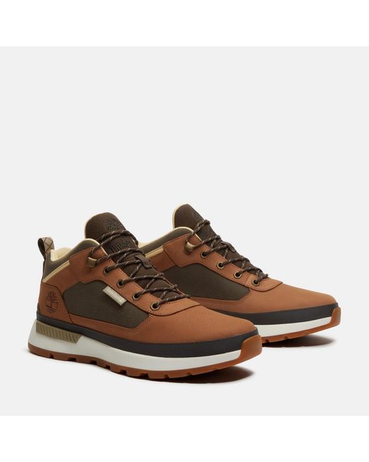 Timberland Brown Field Trekker Mid Boots for men