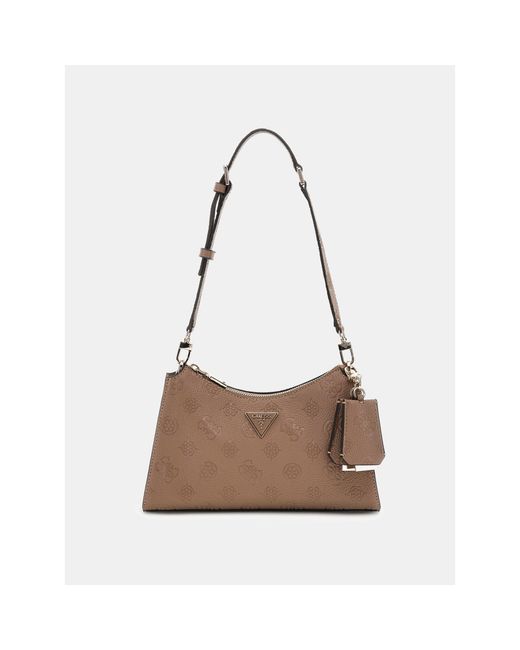 Guess Brown Cresida Shoulder Bag
