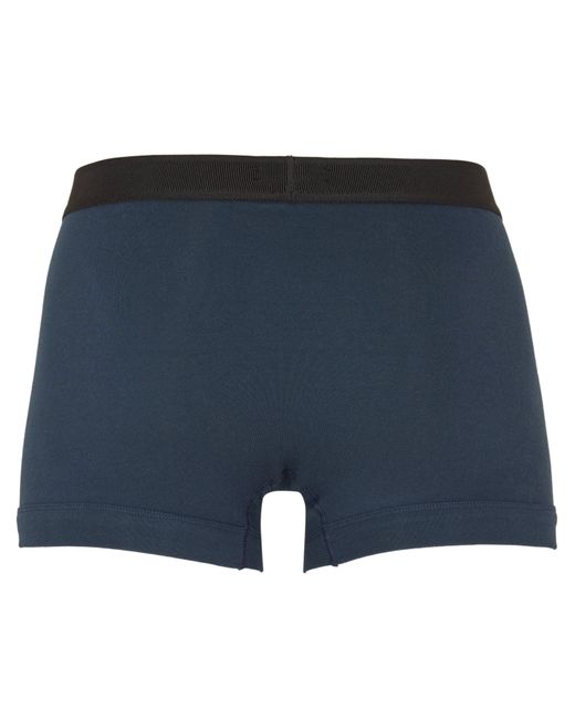 Tom Ford Blue Plain Cotton Boxer Briefs, 2-Pack for men