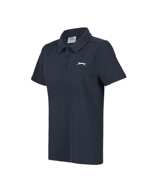 Slazenger 1881 Blue Pique Polo