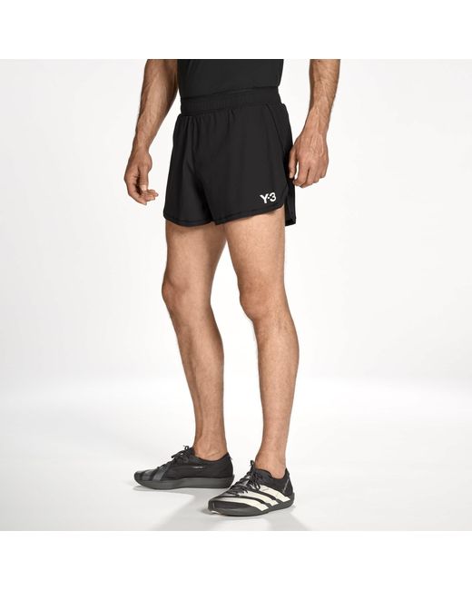 Y-3 Black Performance Running Shorts for men