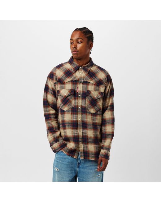 DSquared² Multicolor Long Sleeve Cowboy Shirt for men