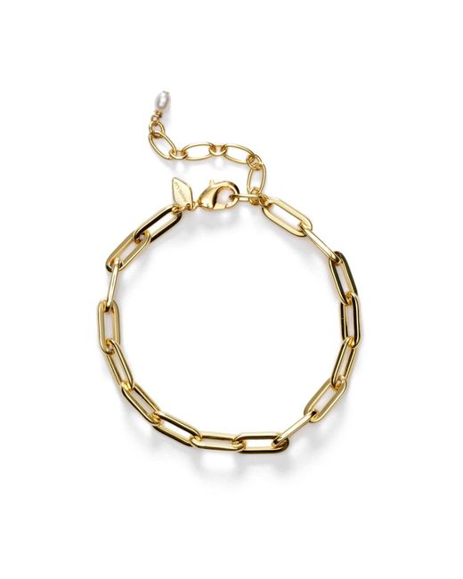 Anni Lu Metallic Goldhr Brclt Ld61