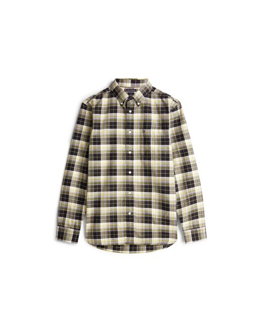 Tommy Hilfiger Green Tommy Chk Oxfrd Shrt Sn61 for men
