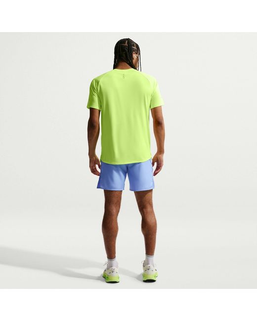 Nike Blue Miler 7 Performance Running Shorts for men