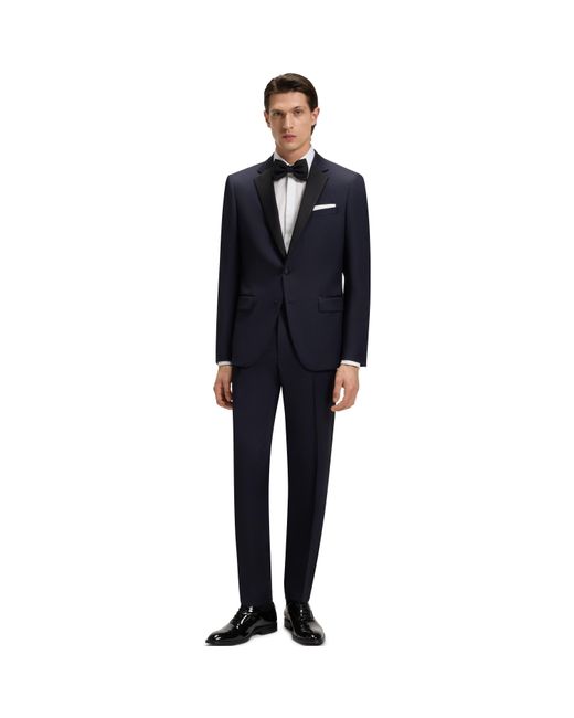 Boss White Long Sleeve Plain Shirt for men