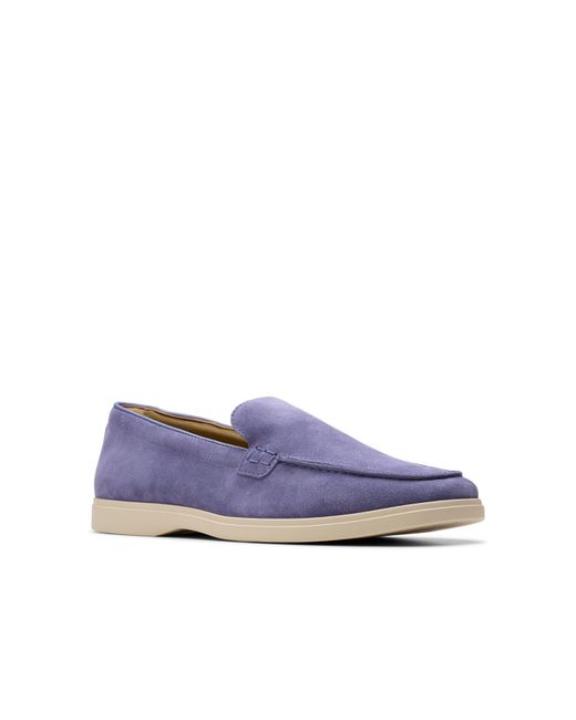 Clarks Blue Torford Easy Slip-On Loafers for men