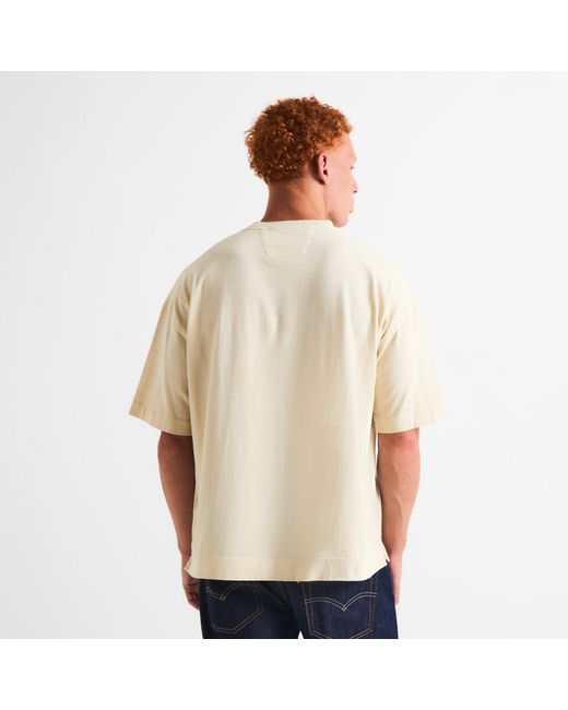 C P Company White Cp Logo T-Shirt Sn64 for men
