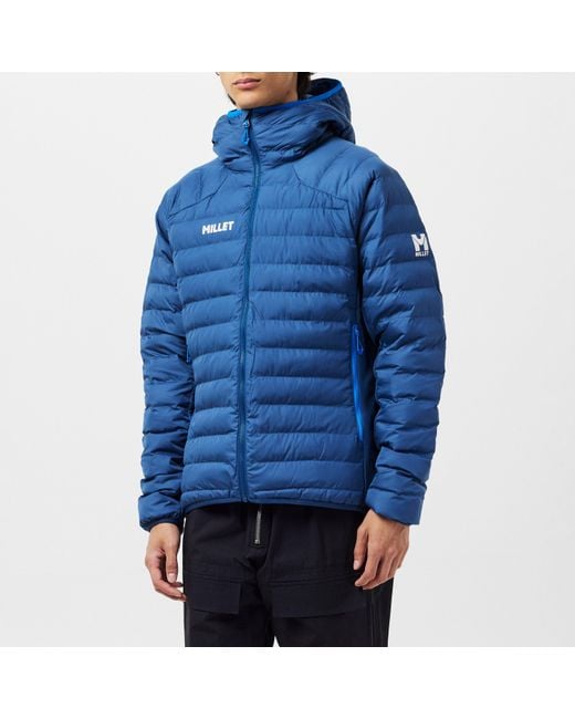 Millet Blue Fitz Roy Insulated Weather-Resistant Streamlined Fit Down Jacket for men