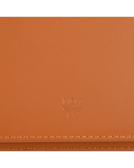 MCM Brown Logo Wallet for men