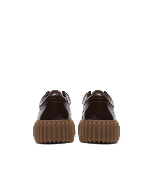Clarks Brown Moc Toe Formal Shoes