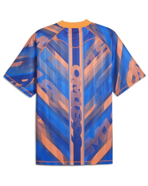 PUMA Blue Olympique Marseille Statement T-Shirt 2024 2025 Adults for men