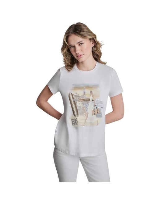 DKNY White T-Shirt